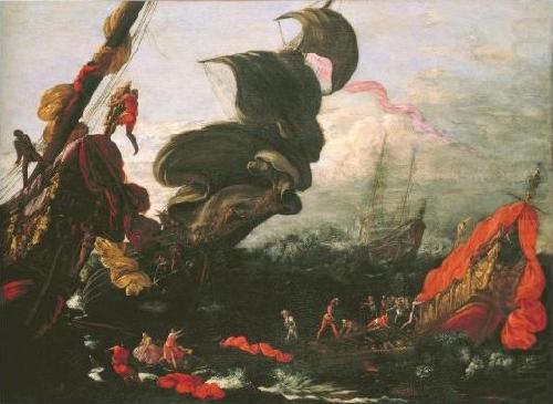 Agostino Tassi Naufragio della flotta di Enea china oil painting image